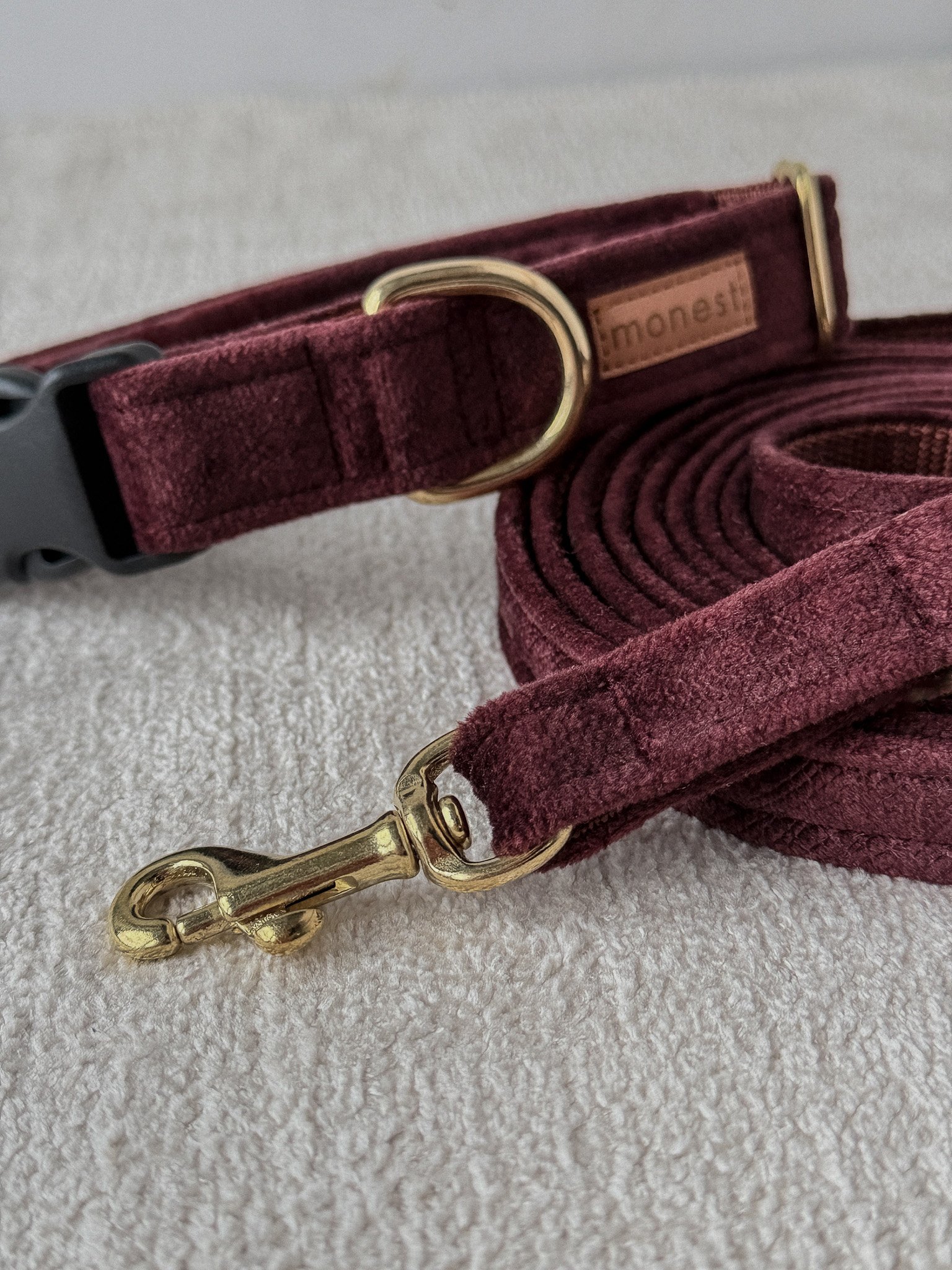 smycz klasyczna merlot