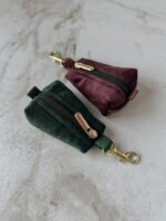 Etui na worki Bottle Green Velvet - obrazek 2