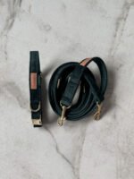 Obroża klasyczna Bottle Green Velvet - obrazek 4