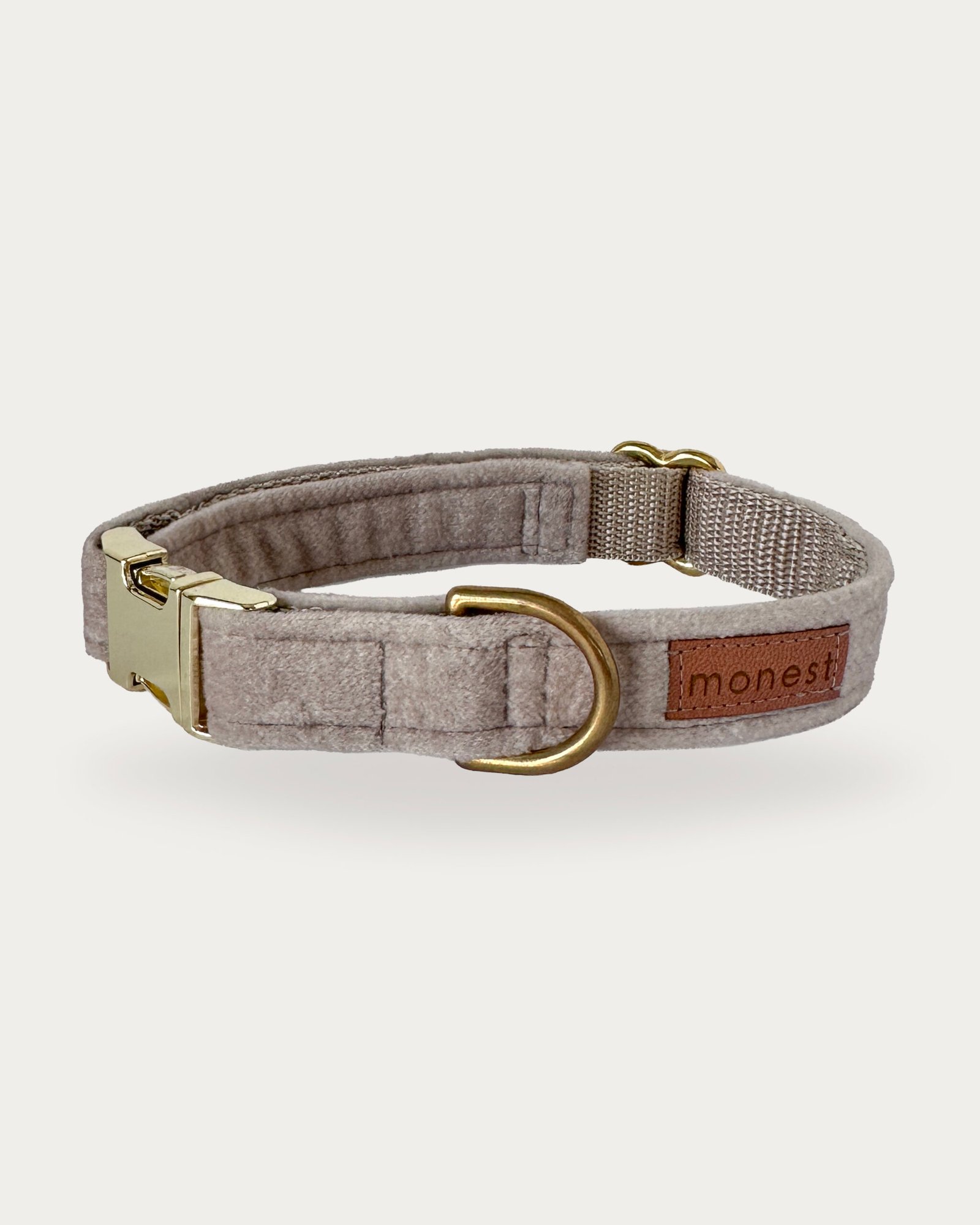 obroża sand celvet Obroża klasyczna Sand Velvet - obrazek 1